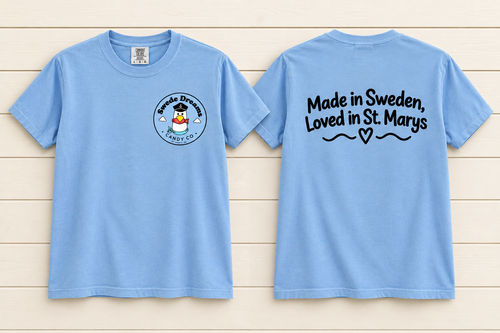 Made in Sweden, Loved in St. Marys Tee Shirt